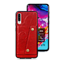Miniatyrbilde 7 av 11: Smidigt Stilsäkert Skal med Kortfack - Samsung Galaxy A70 Svart