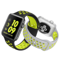 Miniatyrbillede 5 af 11: Apple Watch 38mm - NORTH EDGE Praktiska Silikonarmband Lila/Grön M