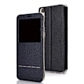 Pikkukuva 6 / 11: Elegant Smartfodral med Fönster (Leman) - Huawei P30 Guld