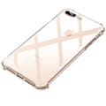 Kraftfullt Silikonskal - iPhone 8 Plus Transparent Transparent/Genomskinlig