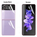 Miniatyrbilde 11 av 11: 3-PACK Samsung Galaxy Z Flip 3 -Smart Hydrogel Skärmskydd 4 in 1 Transparent