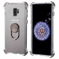 Miniatyrbillede 4 af 11: Samsung Galaxy S9 - Skyddande Silikonskal med Ringhållare Roséguld