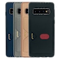 Miniatyrbild 4 av 11: Samsung Galaxy S10 Plus - Praktiskt Stilsäkert Skal (HANMAN) Grå