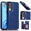 Miniatyrbillede 1 af 11: Huawei P30 - Skal med Korthållare Blå