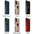 Miniatyrbilde 8 av 11: Samsung Galaxy S20 Plus - Skyddande Skal med Ringhållare Guld