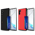 Pikkukuva 2 / 11: Robust Skal med Kortfack - Samsung Galaxy Note10 Röd