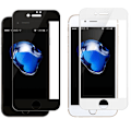 Pikkukuva 4 / 11: iPhone 7 Plus 2.5D 5-PACK Skärmskydd Ram 9H 0,3mm Svart
