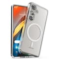 Smsung Galaxy S25 - Magnetiskt Praktiskt med stötskydd Transparent
