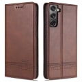 Miniatyrbillede 5 af 11: Samsung Galaxy S21 - YAZUNSHI Gediget Plånboksfodral Mörkgrön