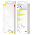 Pikkukuva 7 / 7: Effektfull Baseus 3 i 1 Qi Tr�dl�sladdnings Platta Vit