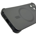Miniatyrbilde 10 av 11: iPhone 12 -  Silikonskal med Magnetiskt Stötskydd Vintage Vit