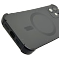 Pikkukuva 10 / 11: iPhone 12 -  Silikonskal med Magnetiskt Stötskydd Svart