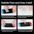 Pikkukuva 7 / 11: 2-PACK Nintendo Switch Skärmskydd Standard 0,3mm Transparent