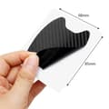 Pikkukuva 5 / 11: 4-Pack Dörrhandtags Fördjupnings Karbonfiber Skydd Silver