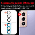 Miniatyrbilde 6 av 6: Samsung Galaxy S21 Bakre Kameralins Reservdel Transparent