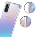 Miniatyrbilde 6 av 6: Huawei P Smart 2021 - Robust Skyddande Silikonskal (Floveme) Transparent/Genomskinlig