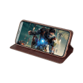 Miniatyrbillede 5 af 11: Fodral i Slitstarkt PU-Läder (T-Casual) - Samsung Galaxy S8+ Brun