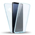 Miniatyrbillede 5 af 11: Samsung Galaxy S9 Dubbelsidigt silikonfodral med TOUCHFUNKTION Blå