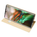 Miniatyrbillede 9 af 11: Samsung Galaxy Note10 - Praktiskt Smart Plånboksfodral Guld Guld
