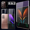 Pikkukuva 4 / 11: 3-PACK 4-in-1 Samsung Galaxy Z Fold 2 Hydrogel Skärmskydd Transparent/Genomskinlig
