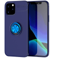 Pikkukuva 5 / 9: iPhone 13 Pro Max - Skyddande Stilrent Skal med Ringhållare Svart/Röd