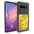 Miniatyrbilde 2 av 11: Samsung Galaxy S10 - Genomtänkt Skyddsskal med Kortfack Transparent/Genomskinlig