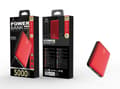 Powerbank 5000Mah 2A 2Usb Röd