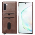 Miniatyrbilde 5 av 11: Samsung Galaxy Note10 - Praktiskt Skal med Kortfack (LEMAN) Grå