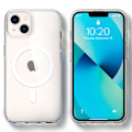 Pikkukuva 3 / 11: Magnetiskt skyddsskal med trådlös laddning för iPhone 13 mini Transparent