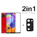 Pikkukuva 2 / 11: 2-PACK Galaxy S20 FE Näytönsuoja + Kameran linssisuoja 2.5D HD 0,3mm Transparent/Genomskinlig