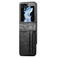 Miniatyrbild 7 av 11: Galaxy Z Flip 6 5G - Stilrent Plånboksfodral med kortfack Röd
