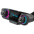 Miniatyrbild 2 av 11: Bluetooth 5.0 FM Transmitter Modulator Stereo Svart Svart