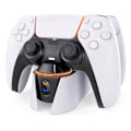 Pikkukuva 1 / 9: RGB-kontrollerladdningsstation för PlayStation 5. Snabb laddning med LED-indikator. White