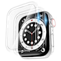 Miniatyrbillede 2 af 11: (2-Pack) Skärmskydd för Apple Watch Series 7/8 (41/45mm) Transparent 41mm