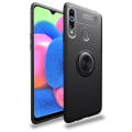 Miniatyrbillede 2 af 11: Samsung Galaxy A20S - Stilsäkert Praktiskt Skal med Ringhållare Svart/Blå