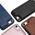 Pikkukuva 10 / 11: Elegant Skal med Kortfack - iPhone 8 Mörkblå Mörkblå