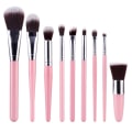 Pikkukuva 1 / 10: Borstset från KABUKI-MINERALS 9 -delar (ORIGINAL) Rosa-Silver