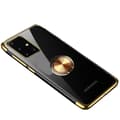 Samsung Galaxy A71 - Stilsäkert Skyddsskal med Ringhållare Guld