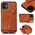 Miniatyrbillede 2 af 11: iPhone 12 - Praktisk stilfuldt cover med kortholder Svart