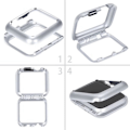 Miniatyrbillede 9 af 11: Skyddande Praktiskt Magnetiskt Skal Apple Watch Series 4/5 Silver 44mm