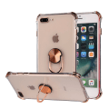 Pikkukuva 3 / 11: iPhone 8 Plus - Praktiskt Skyddande Skal med Ringhållare Blå