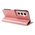 Pikkukuva 7 / 11: S24 Plus - Elegant Läderplånboksfodral i 6 färger Pink gold
