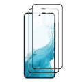 Miniatyrbilde 2 av 11: Heltäckande Härdat Glas 2.5D Skärmskydd Galaxy S23 (2-pack) Transparent
