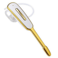 Miniatyrbillede 1 af 9: Praktiskt Bluetooth Handsfree Hörlur Guld/Vit