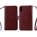 Miniatyrbillede 5 af 6: Rymligt 9-Korts Plånboksfodral med Sedelfack för iPhone X/XS Blå