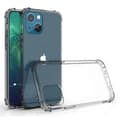 iPhone 15 PLUS - St�td�mpande Skyddande Silikonskal Genomskinlig Transparent