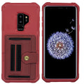 Miniatyrbild 4 av 11: Samsung Galaxy S9 Plus - Praktiskt Stilrent Skal med Korthållare Svart