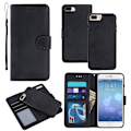 Miniatyrbillede 1 af 10: iPhone 8 Plus - Etui med Smartfunktion (LEMAN) Svart