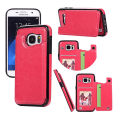 Miniatyrbillede 9 af 11: Lædercover med Pung/Kortlomme til Samsung Galaxy S7 Vit
