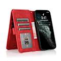 Miniatyrbilde 9 av 11: iPhone 12 Pro Max - Gediget & Stilrent Plånboksfodral Svart